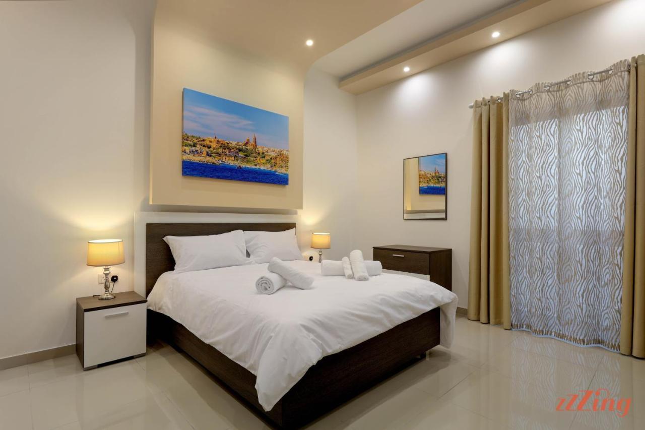 Gem Beachfront Apt With Amazing Bay And Sea Views Бирзеббуджа Экстерьер фото