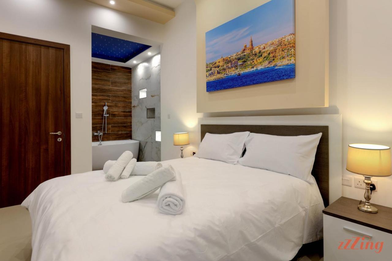 Gem Beachfront Apt With Amazing Bay And Sea Views Бирзеббуджа Экстерьер фото